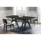 Armen Living Cortina and Lima 5 Piece Black Rectangular Dining Set SETCODIBLK5D - alternate 2